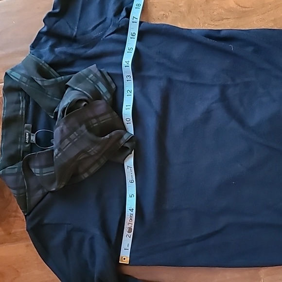 🎉Host Pick🎉 J Crew Merino mockneck sweater with tartan scarf tie - Picture 7 of 11